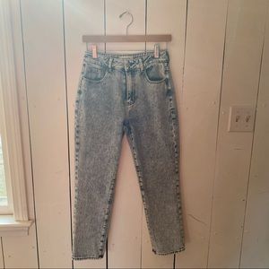 Pacsun high waisted mom jean light blue denim